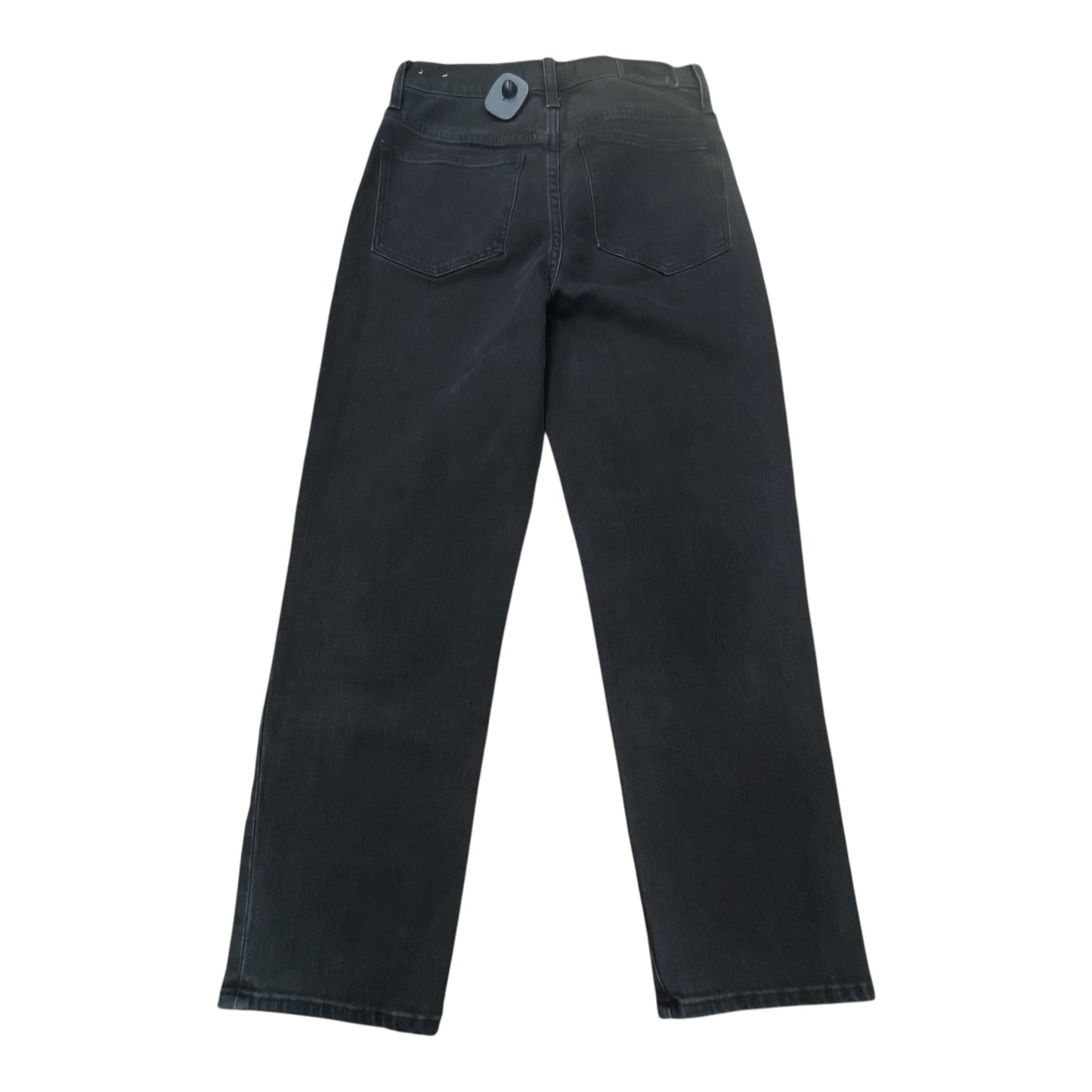 Jeans Straight By Madewell In Black Denim, Size:2