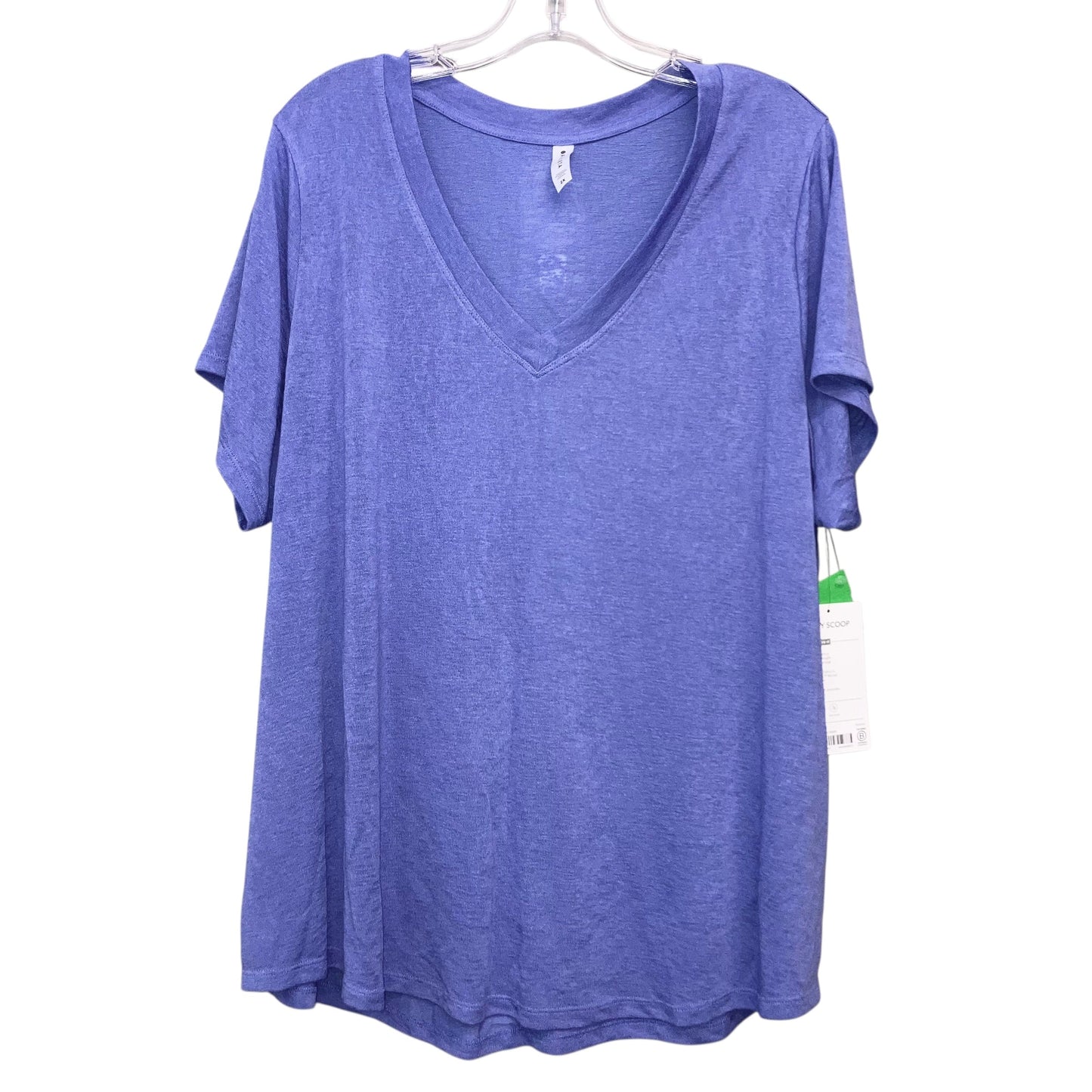 Athletic Top Ss By Athleta In Purple, Size:2X