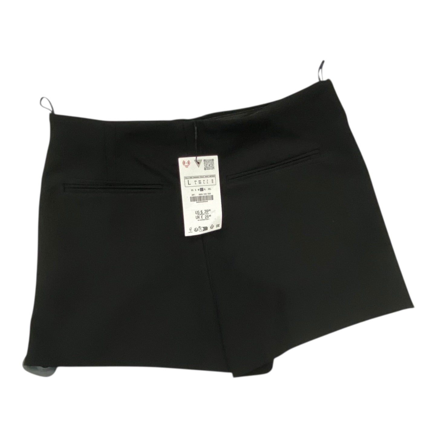 Skort By Zara In Black, Size:L