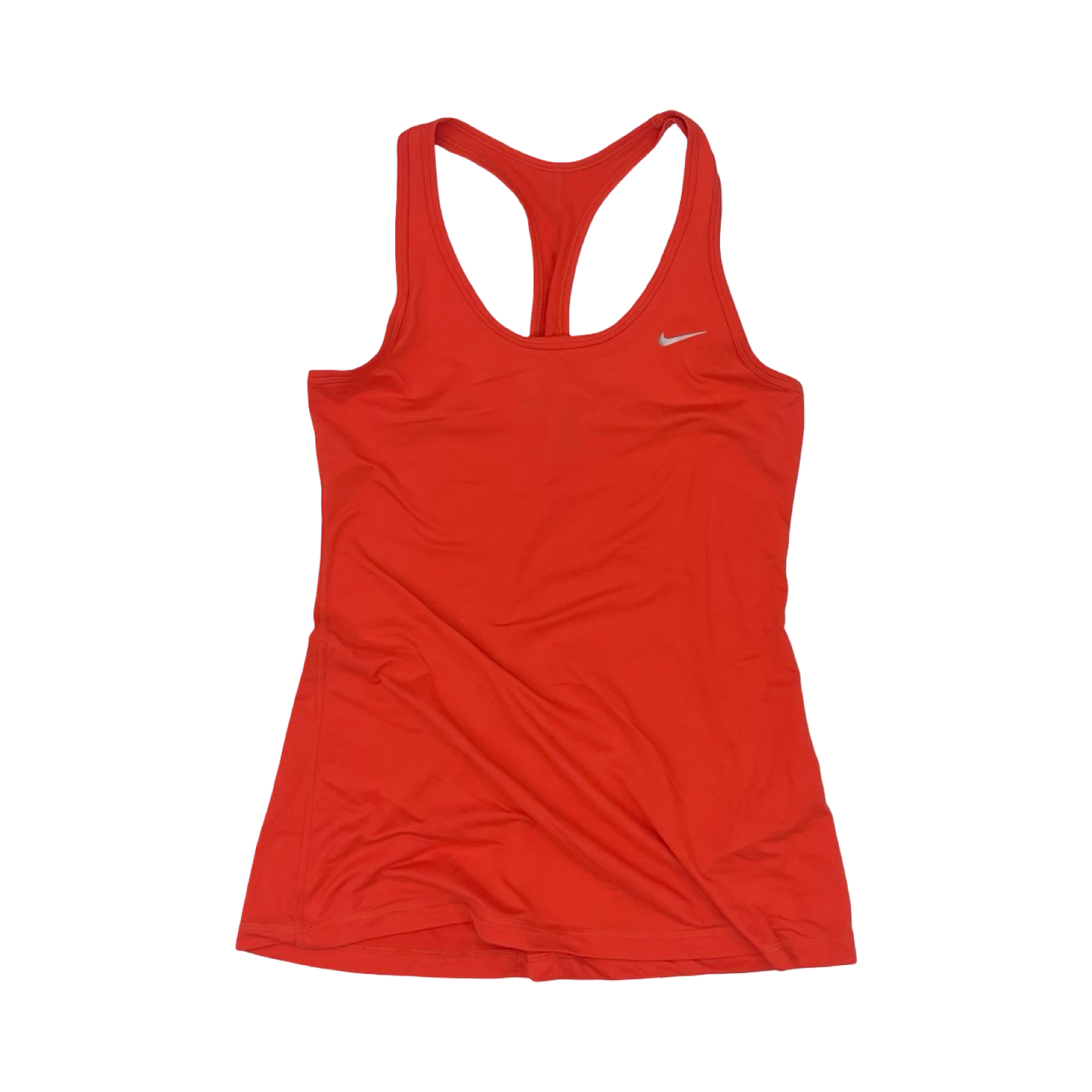 Athletic Tank Top By Nike In Orange, Size:M