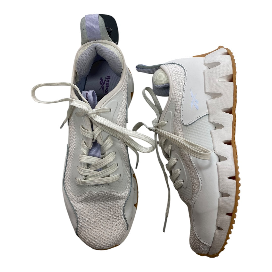 Shoes Athletic By Reebok In Cream, Size:7.5