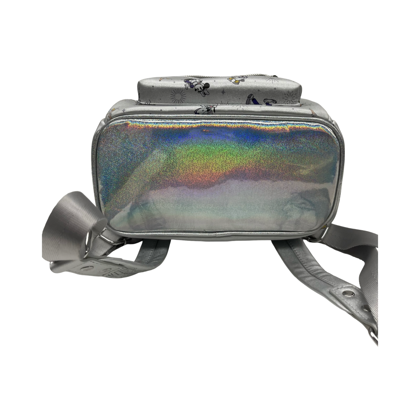 Backpack By Loungefly In Silver, Size:Medium