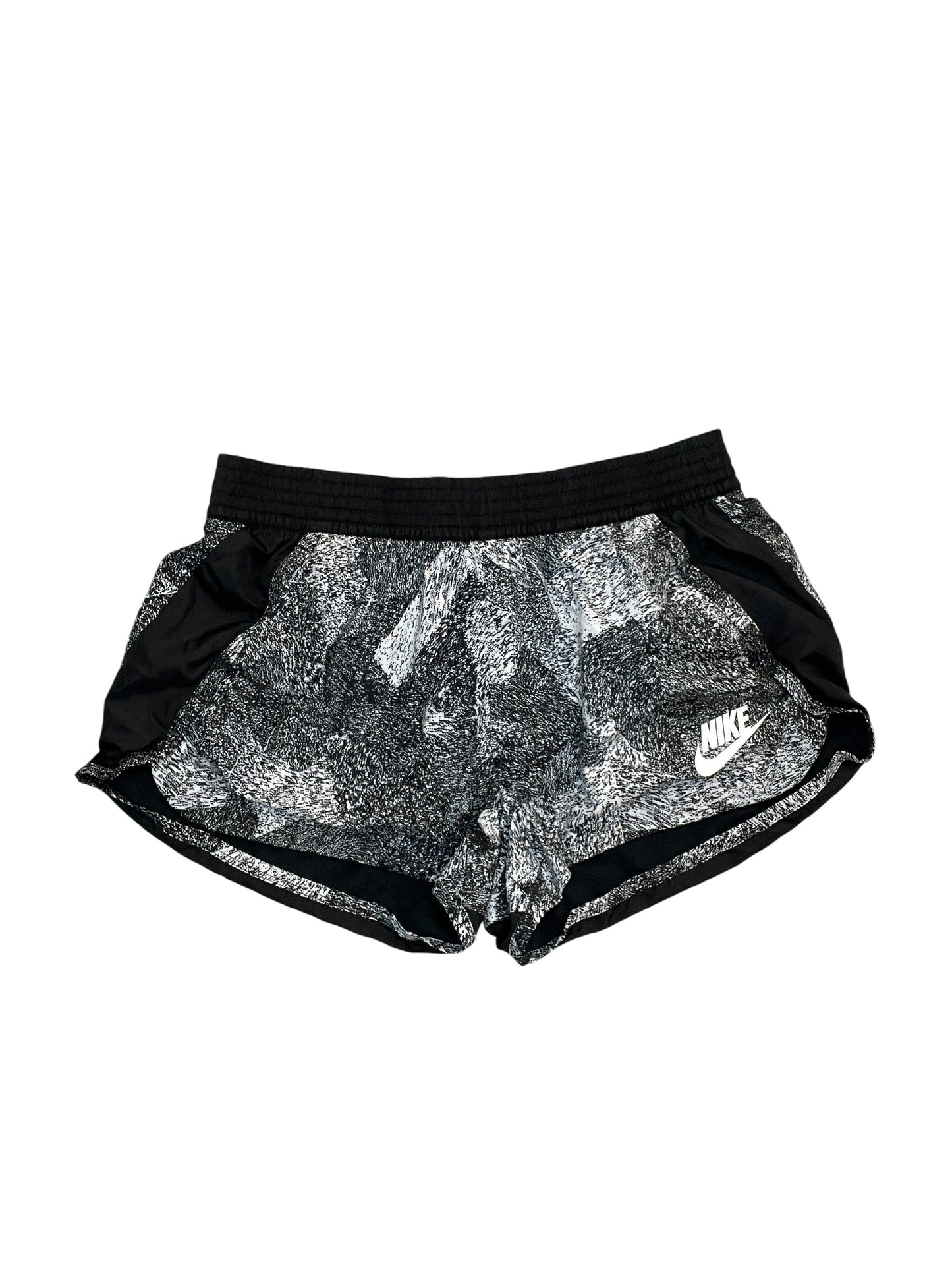 Athletic Shorts By Nike In Black & White, Size:L