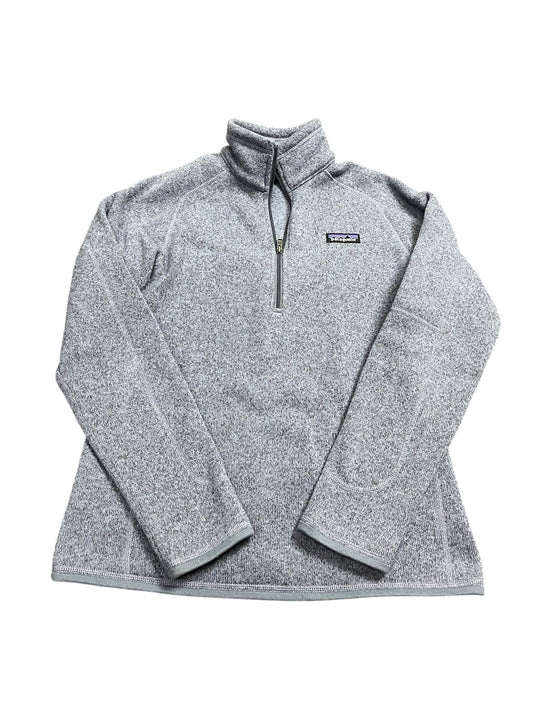 Athletic Jacket By Patagonia In Purple, Size:M