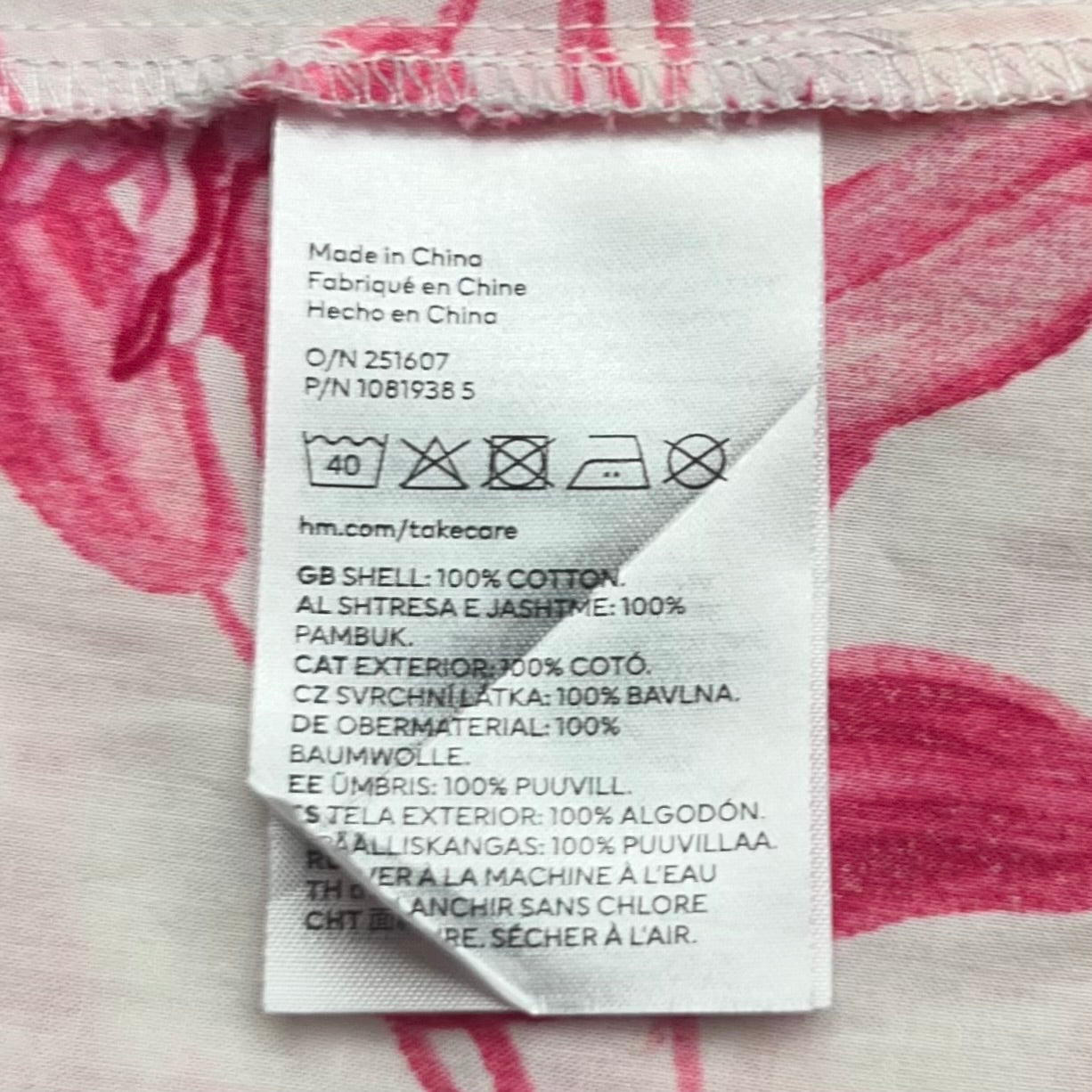 Dress Casual Maxi By H&m In Pink & White, Size: M