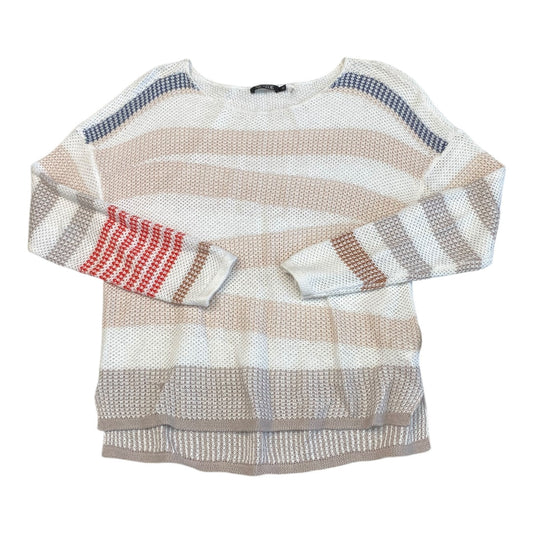 Sweater By Nic + Zoe In Pink & White, Size:M