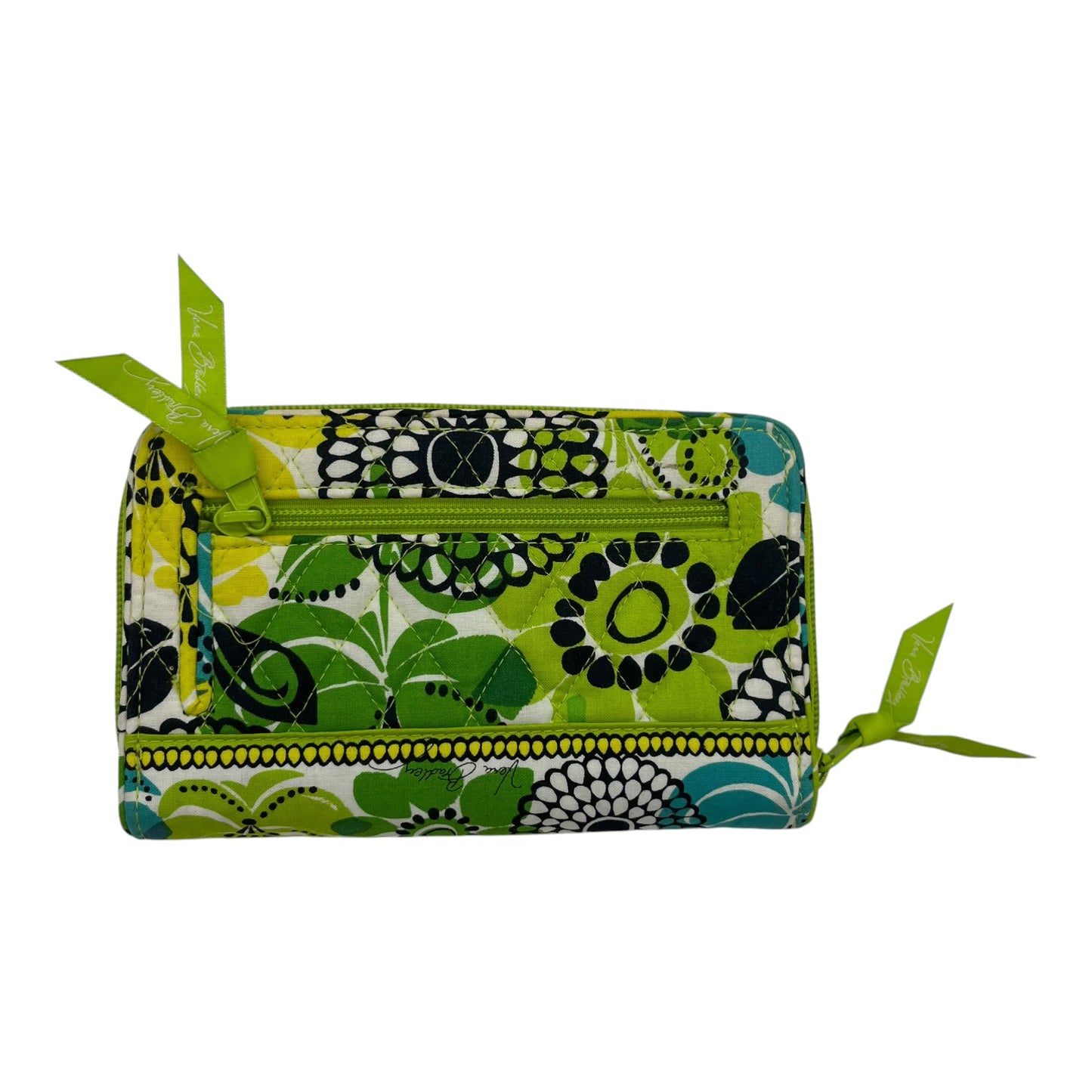 Wallet By Vera Bradley In Red & Yellow, Size:Large
