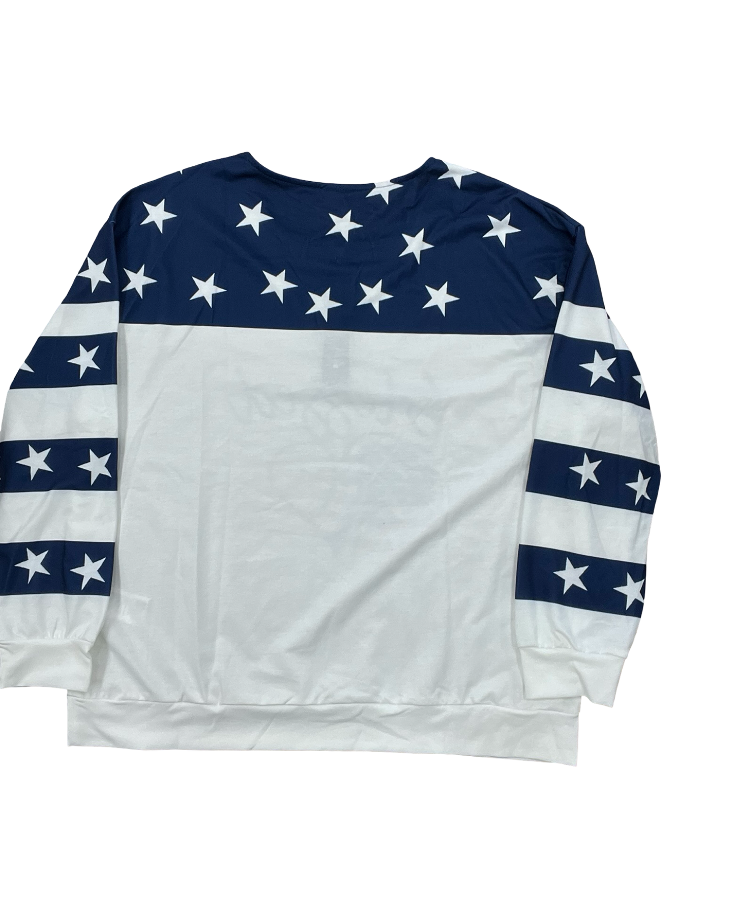 Top Ls By Clothes Mentor In Blue Red & White, Size:1X