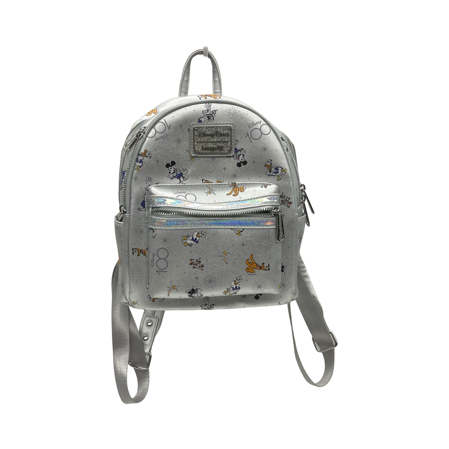 Backpack By Loungefly In Silver, Size:Medium