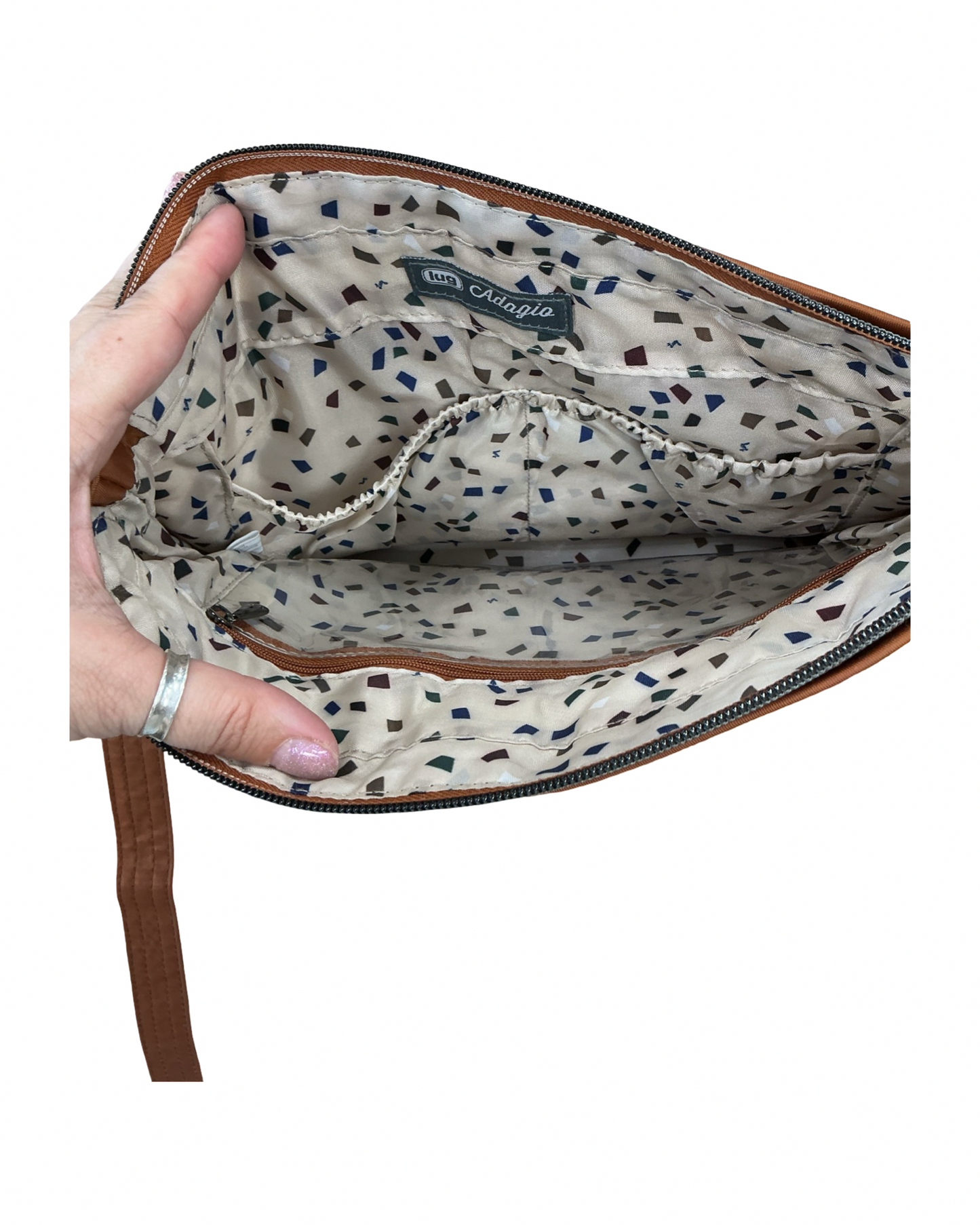 Crossbody By Lug In Bronze, Size:Medium
