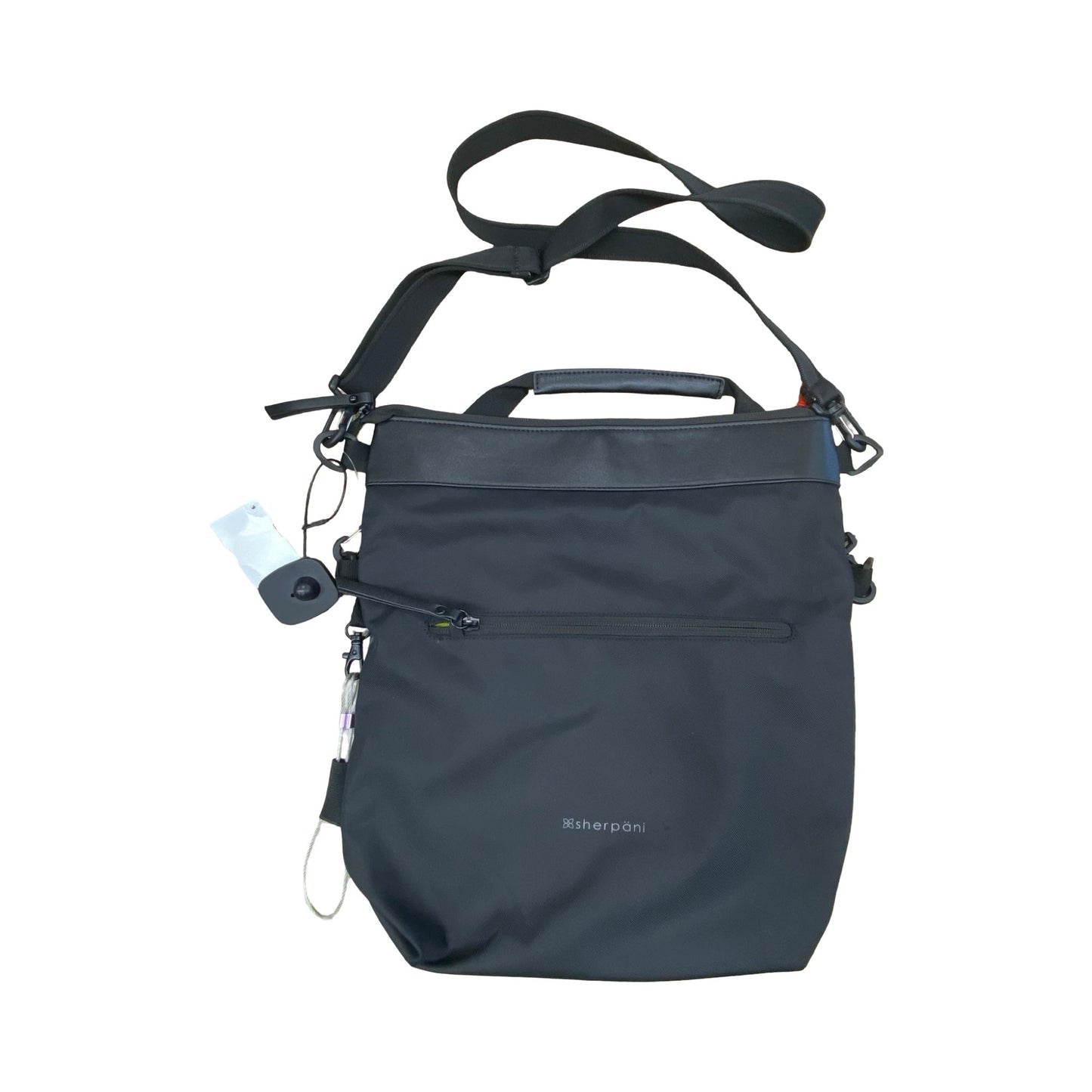 Handbag By Sherpani In Black & Blue, Size:Medium
