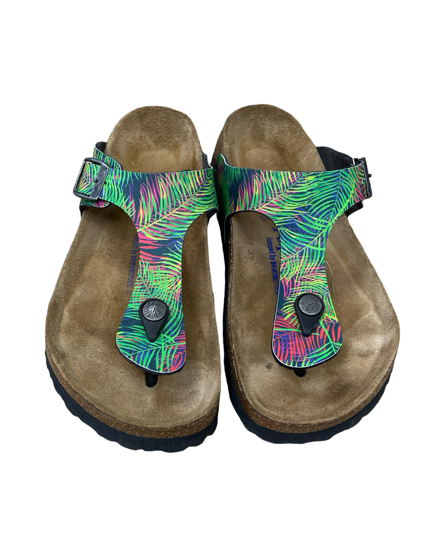 Sandals Flip Flops By Birkenstock In Multi, Size:7.5