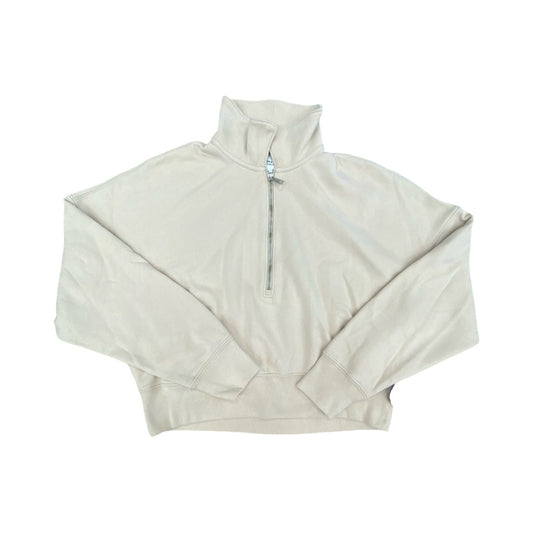 Sweatshirt Collar By Abercrombie And Fitch In Cream, Size:S