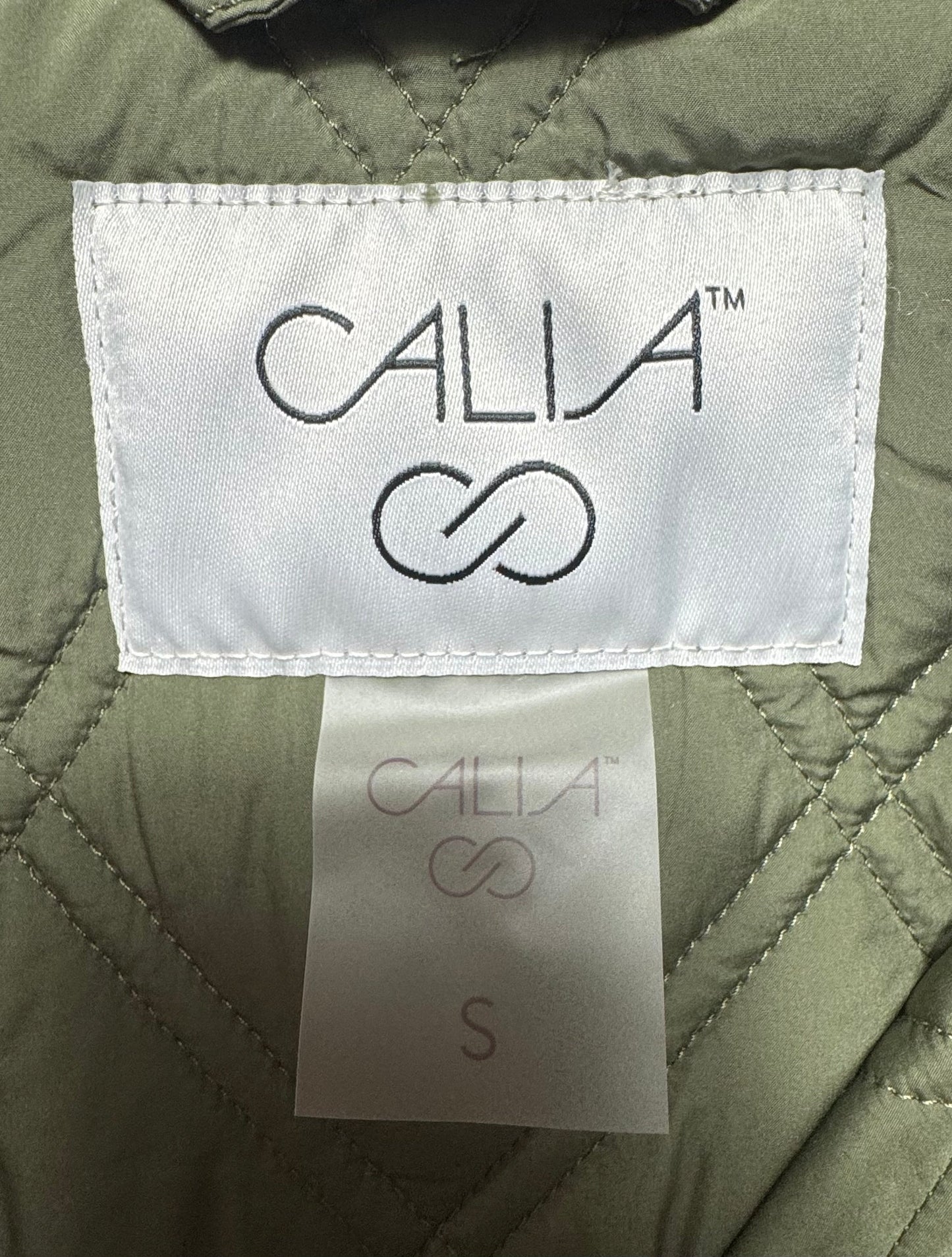 Jacket Puffer & Quilted By Calia In Green, Size: S
