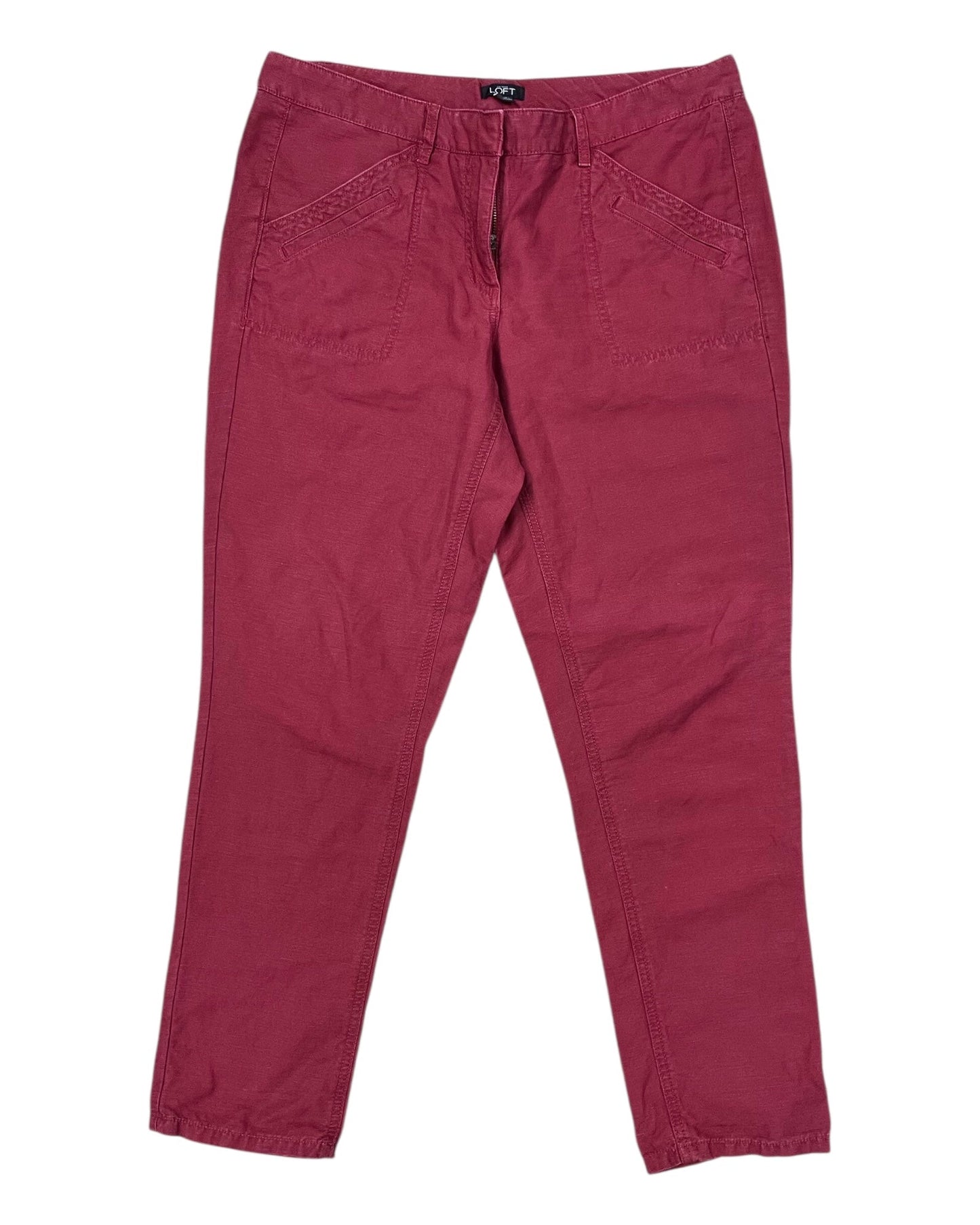 Pants Dress By Loft In Red, Size:8