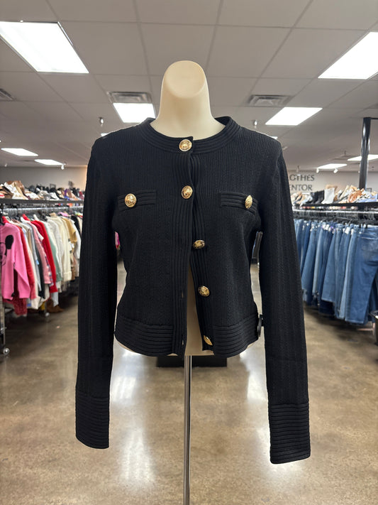 Sweater Cardigan By Express In Black, Size:M