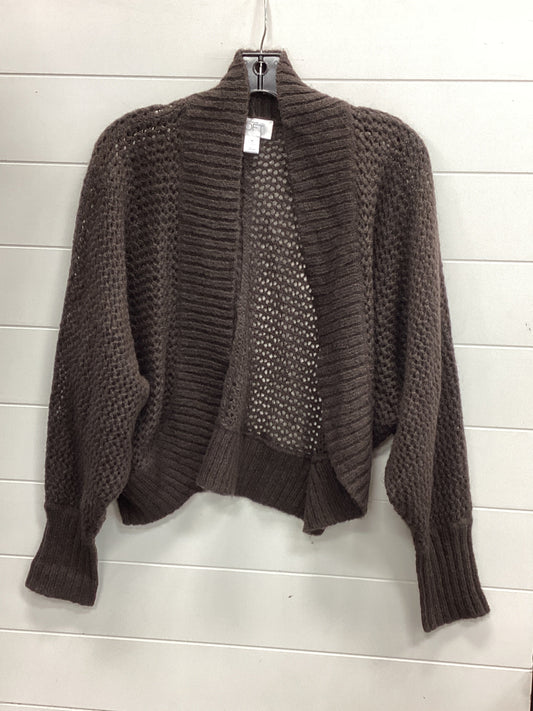 Sweater Cardigan By Loft In Brown, Size:M