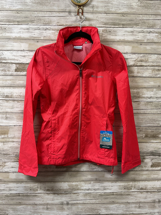 Jacket Windbreaker By Columbia In Coral, Size:Xs