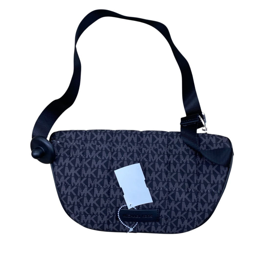 Belt Bag Designer By Michael Kors In Black & Grey, Size:Small