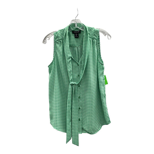 Top Sleeveless By Rachel Zoe In Green, Size:Xs