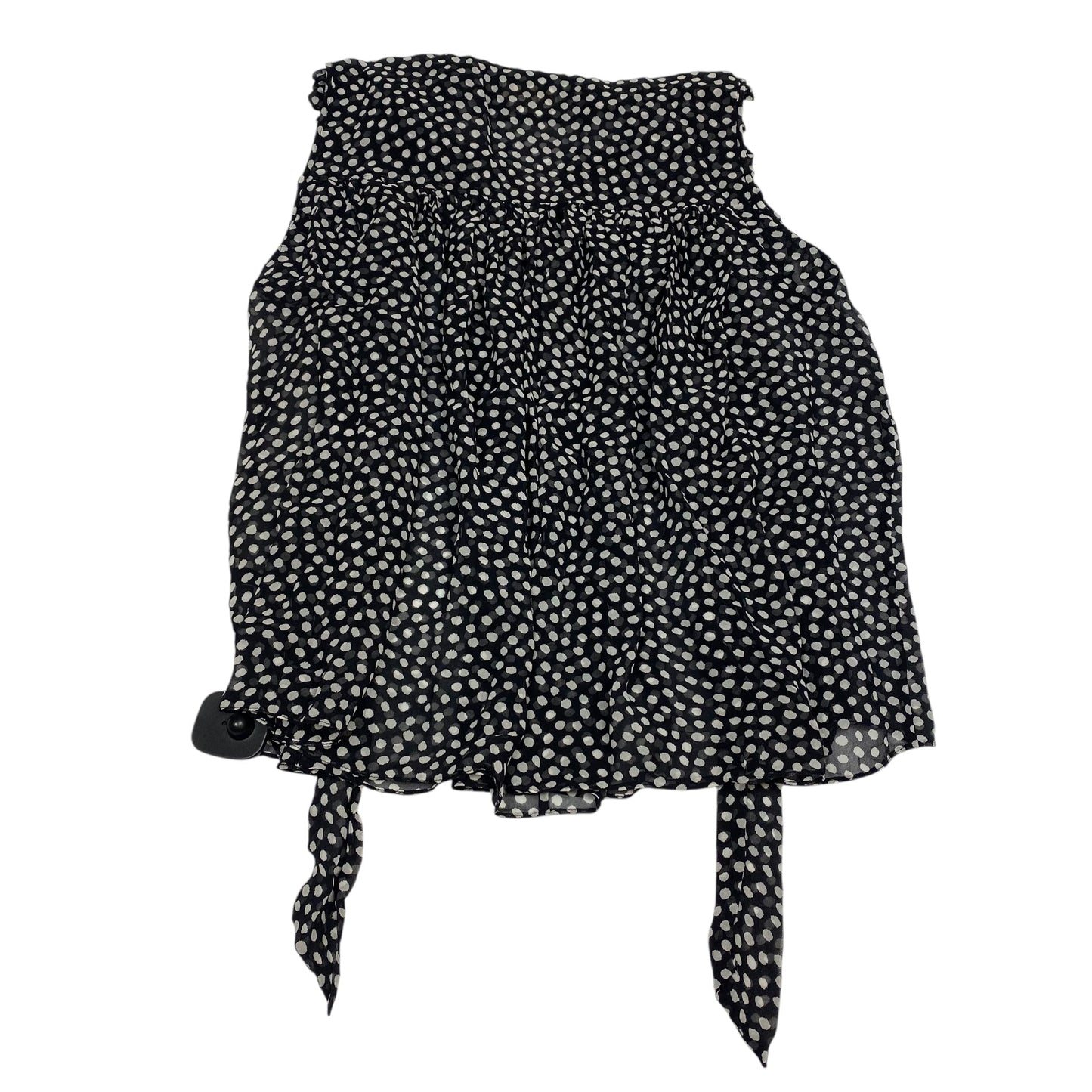 Top Sleeveless Designer By Kate Spade In Black & White, Size:M