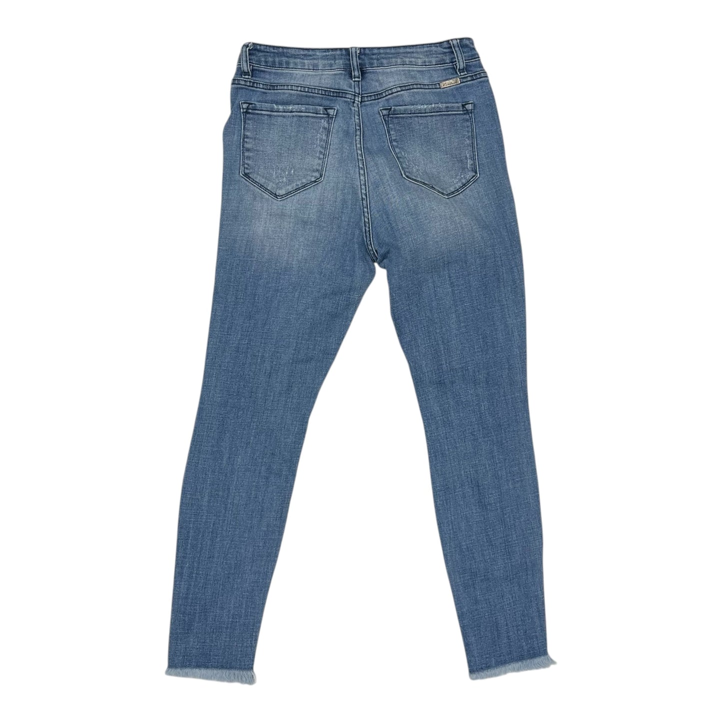 Jeans Skinny By Kancan In Blue Denim, Size:8