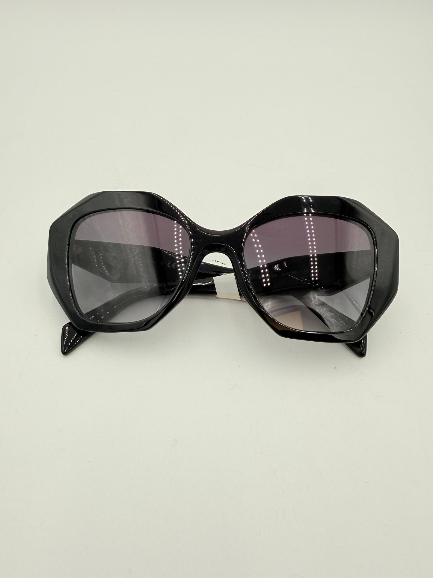 Sunglasses Luxury Designer By Prada In Black, Size: