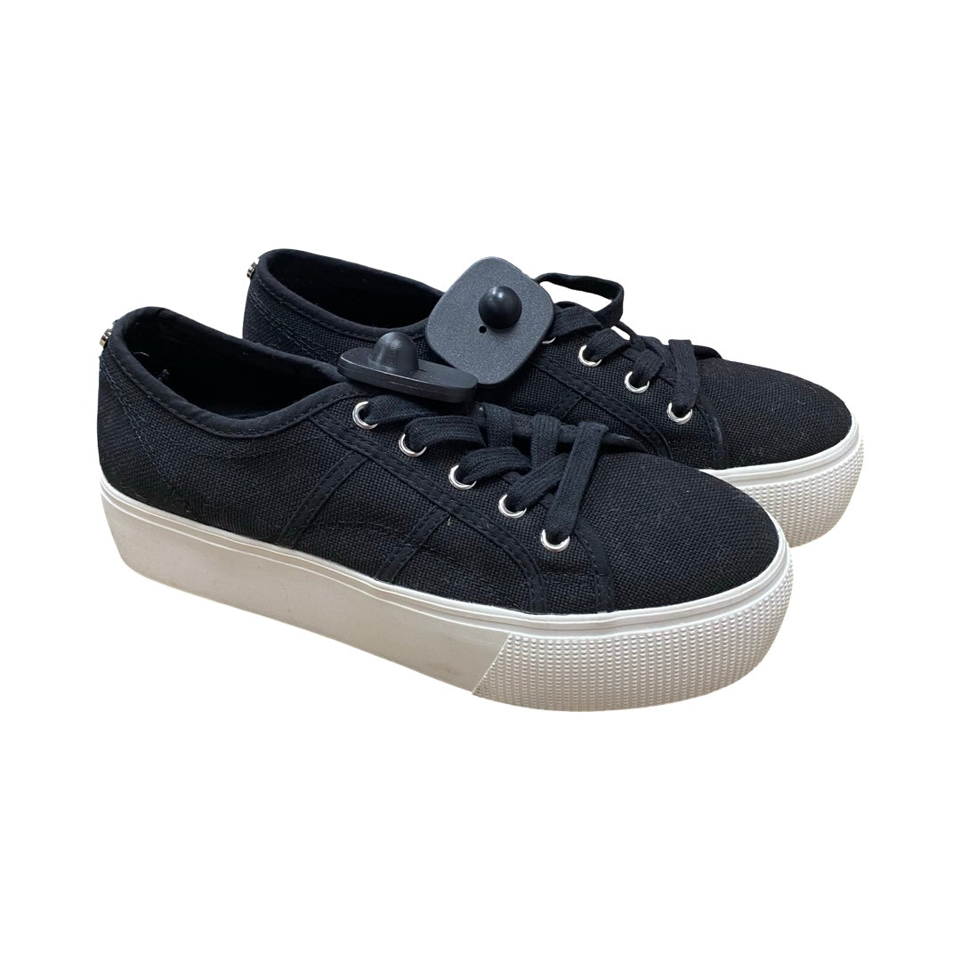 Shoes Sneakers By Steve Madden In Black & White, Size:8