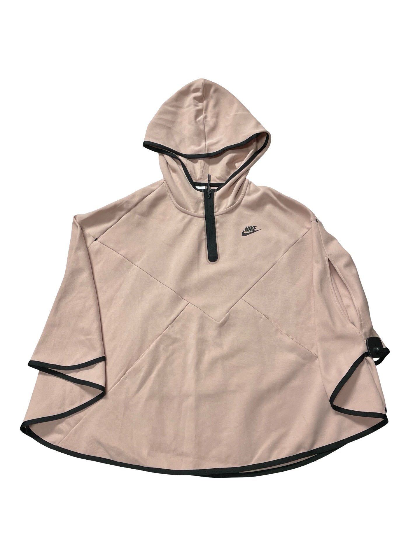 Athletic Top Ls Hoodie By Nike In Pink, Size:M