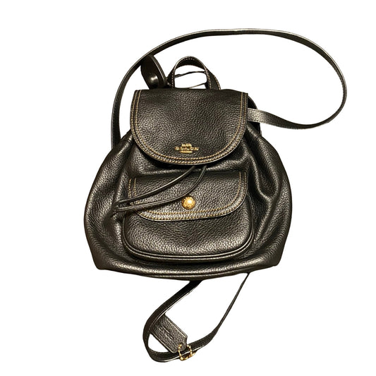 Backpack Designer By Coach In Black, Size:Small