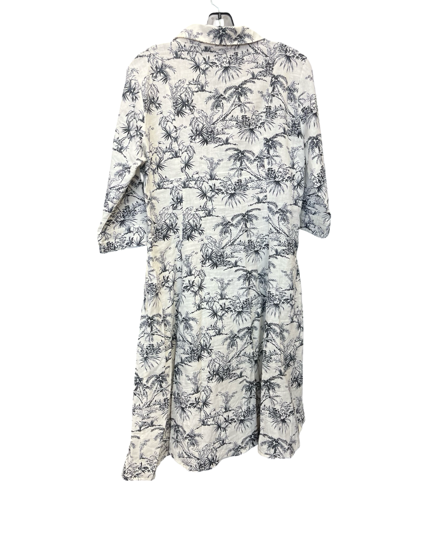 Dress Casual Midi By C And C In Cream, Size:M