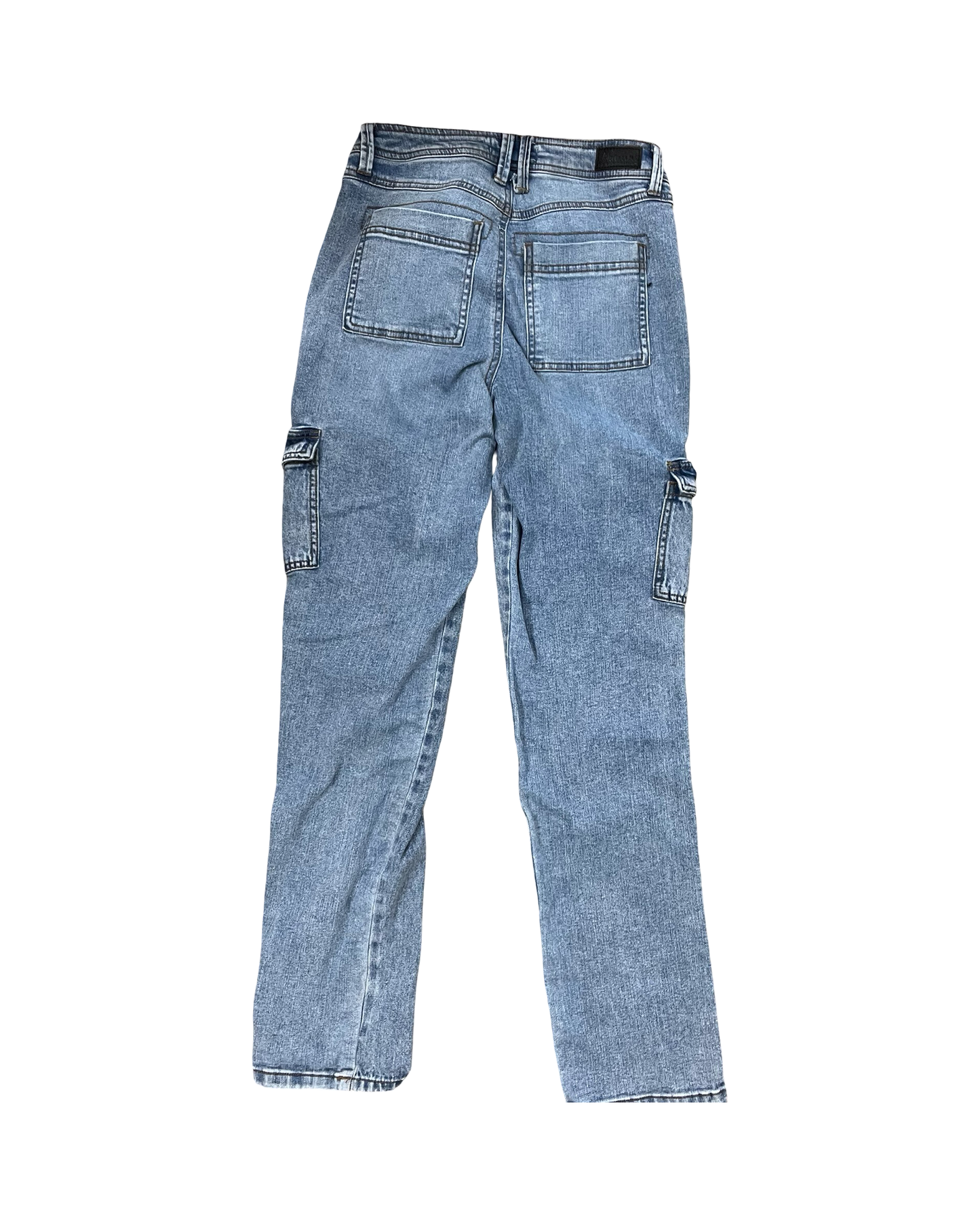 Jeans Straight By Natural Reflections In Blue Denim, Size:2