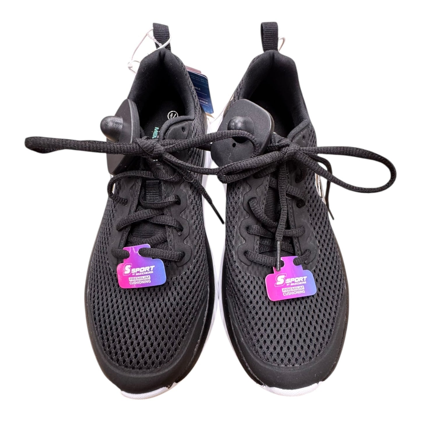 Shoes Athletic By Skechers In Black & White, Size:7.5