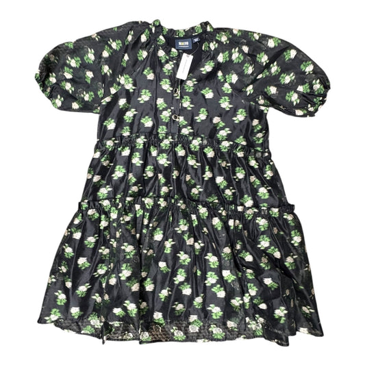 Dress Party Short By Maeve In Black & Green, Size:M
