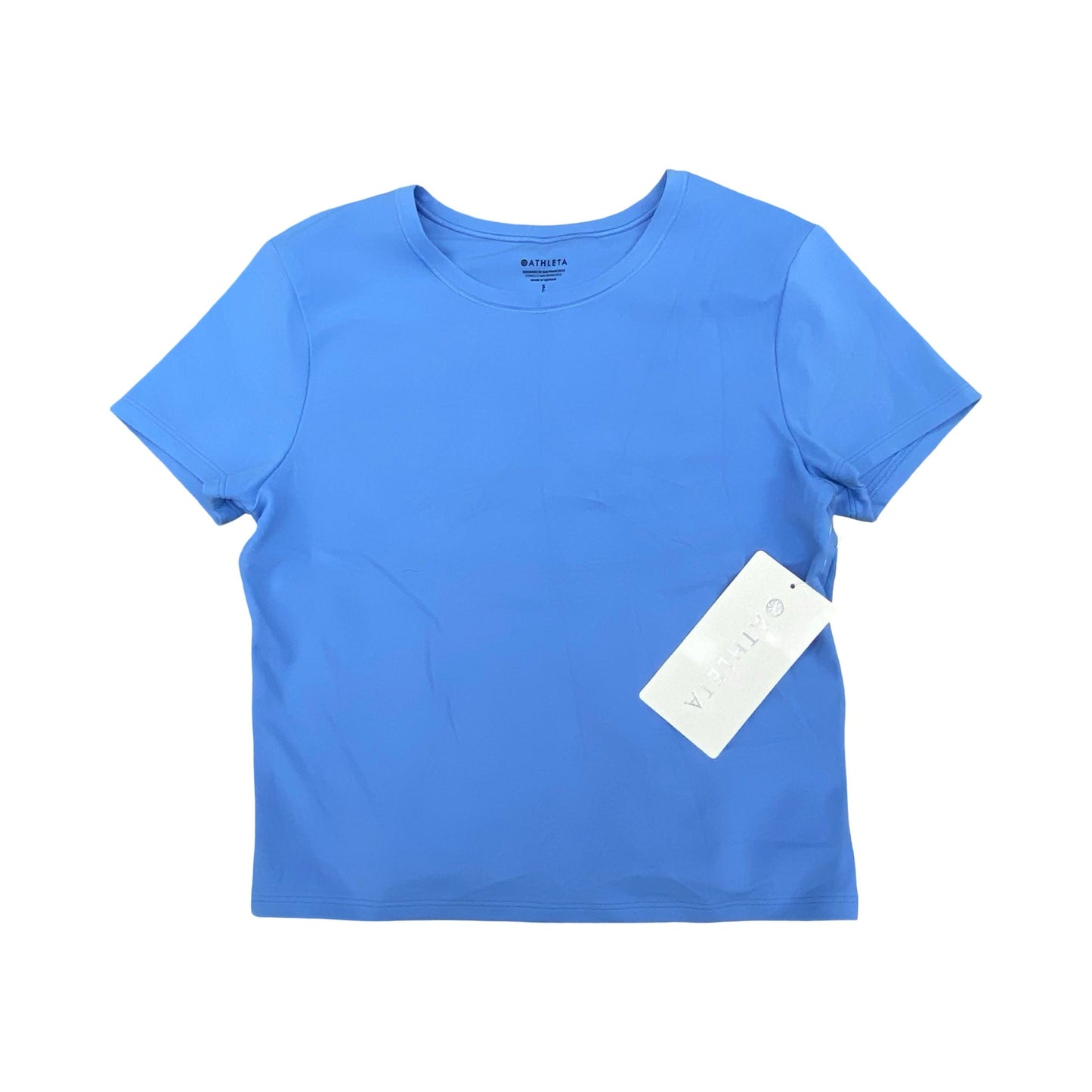 Athletic Top Ss By Athleta In Blue, Size:S