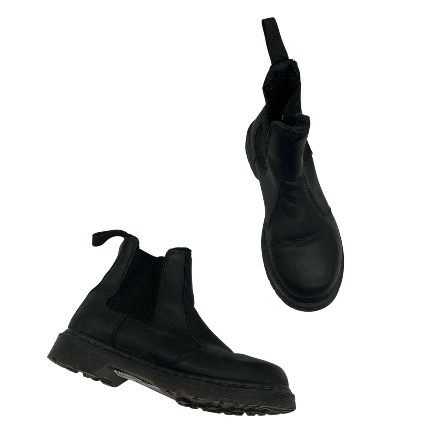 Boots Ankle Flats By Dr Martens In Black, Size:9