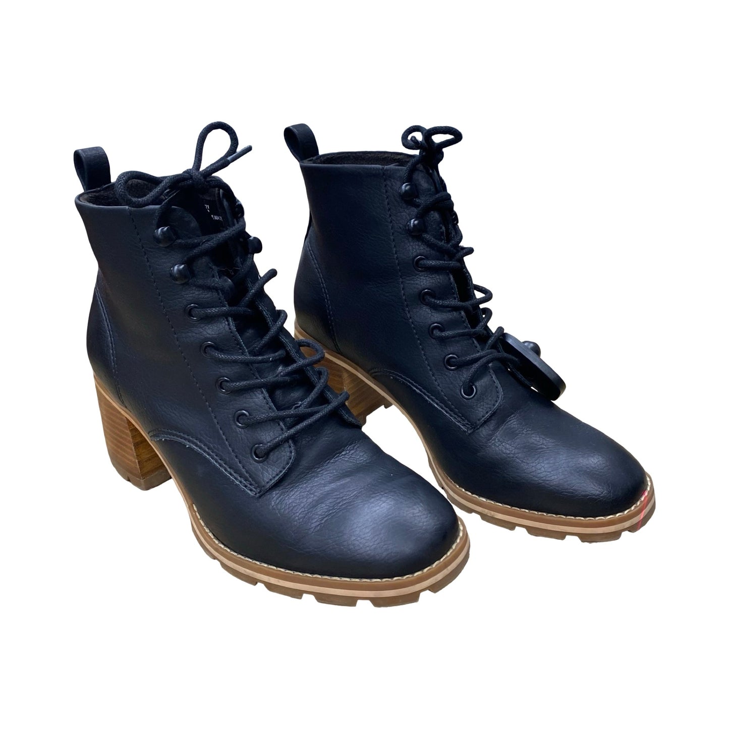 Boots Ankle Heels By Korks In Black, Size:7