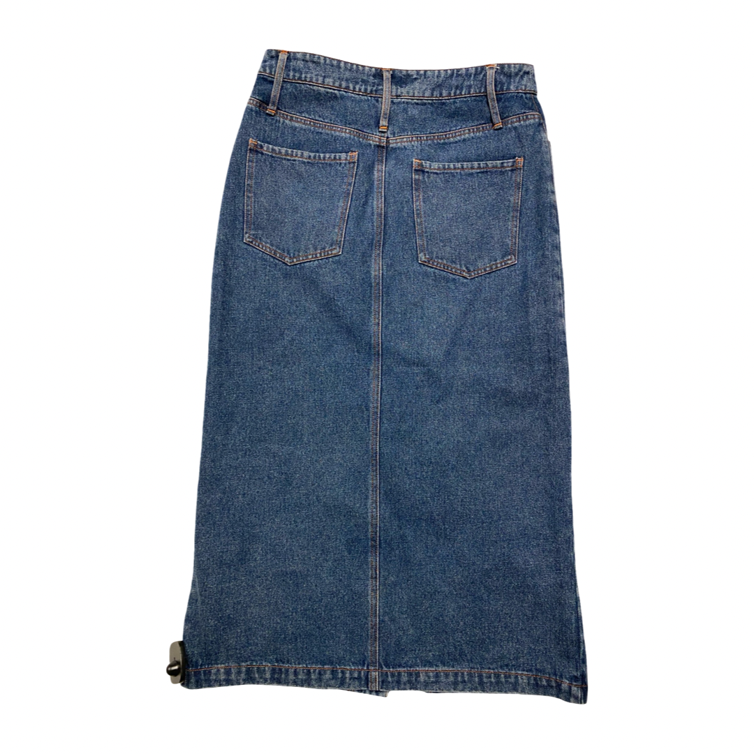 Skirt Midi By Fate In Blue Denim, Size:S