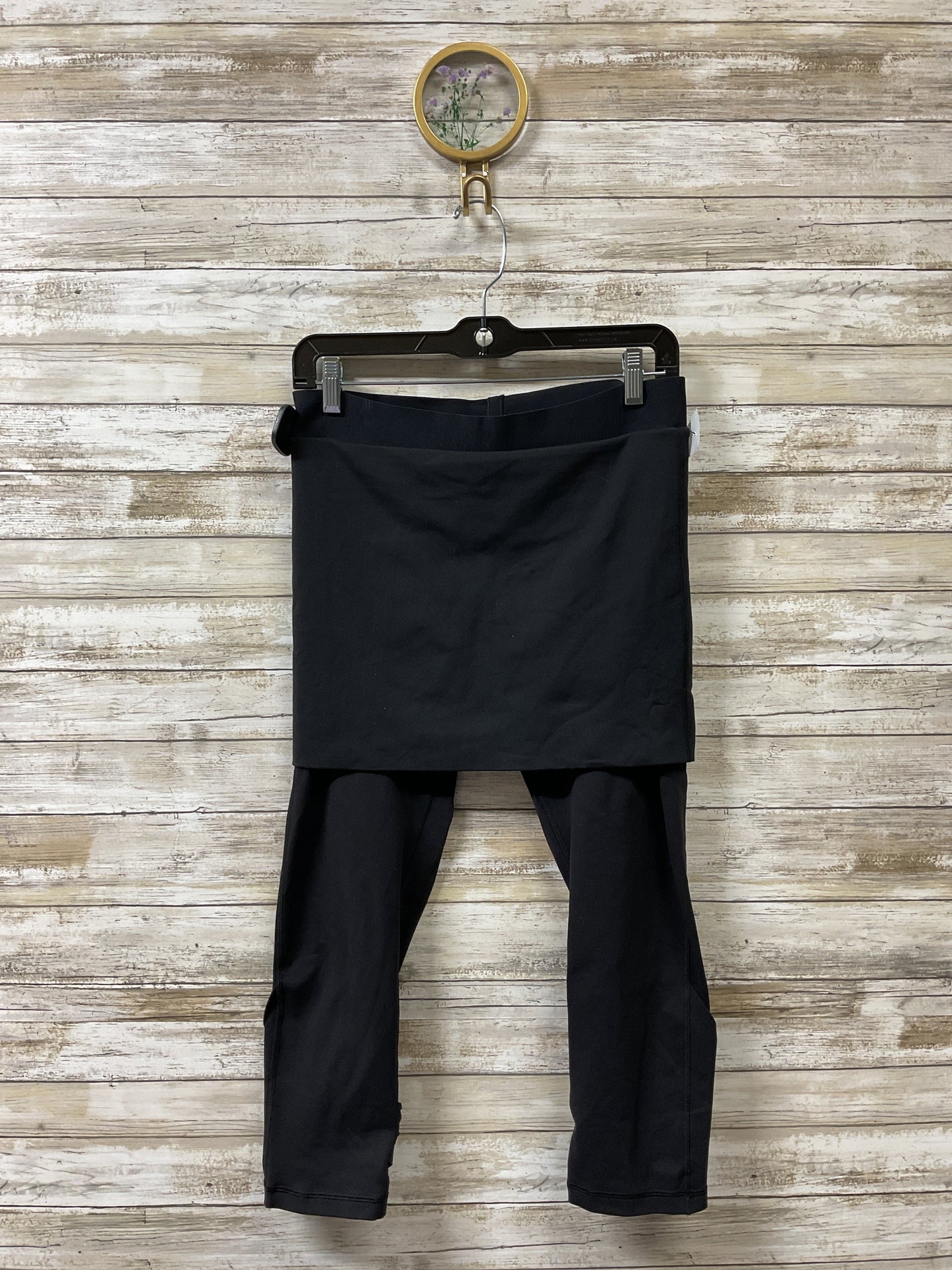 Athletic Leggings Capris By Lululemon In Black, Size:M