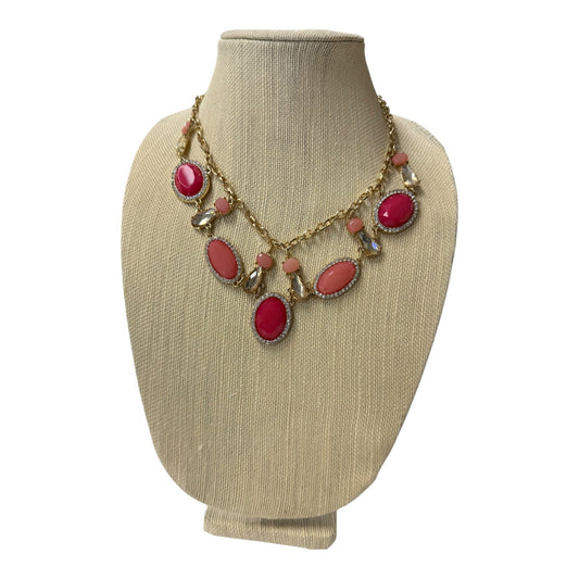 Necklace Statement By Inc In Gold & Pink