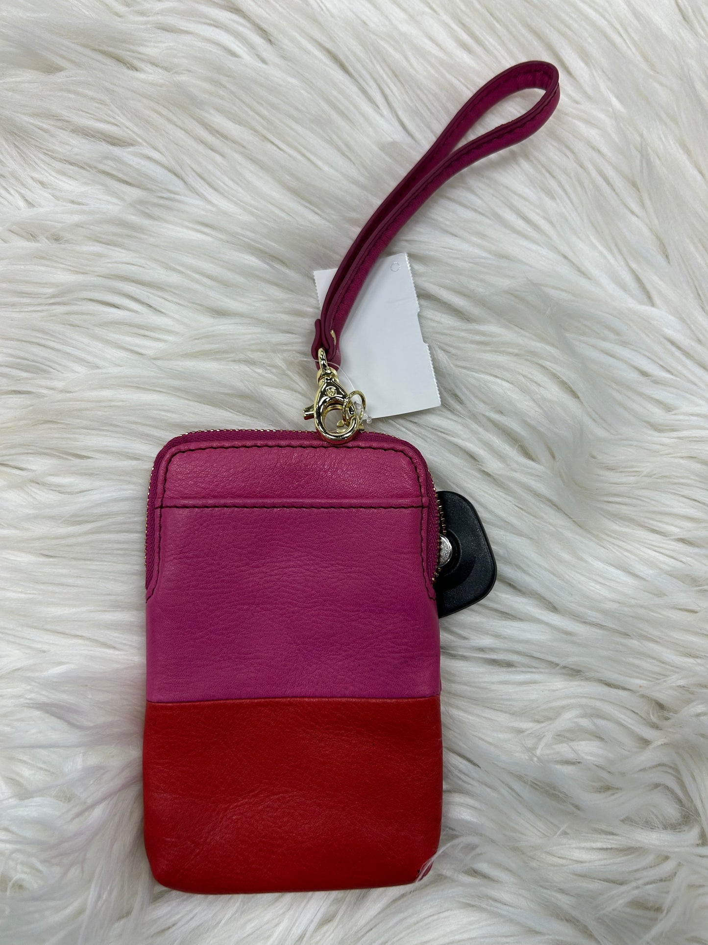 Wallet By Fossil In Pink & Red, Size:Small