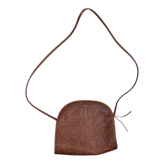 Crossbody Leather By Margot In Tan, Size:Medium