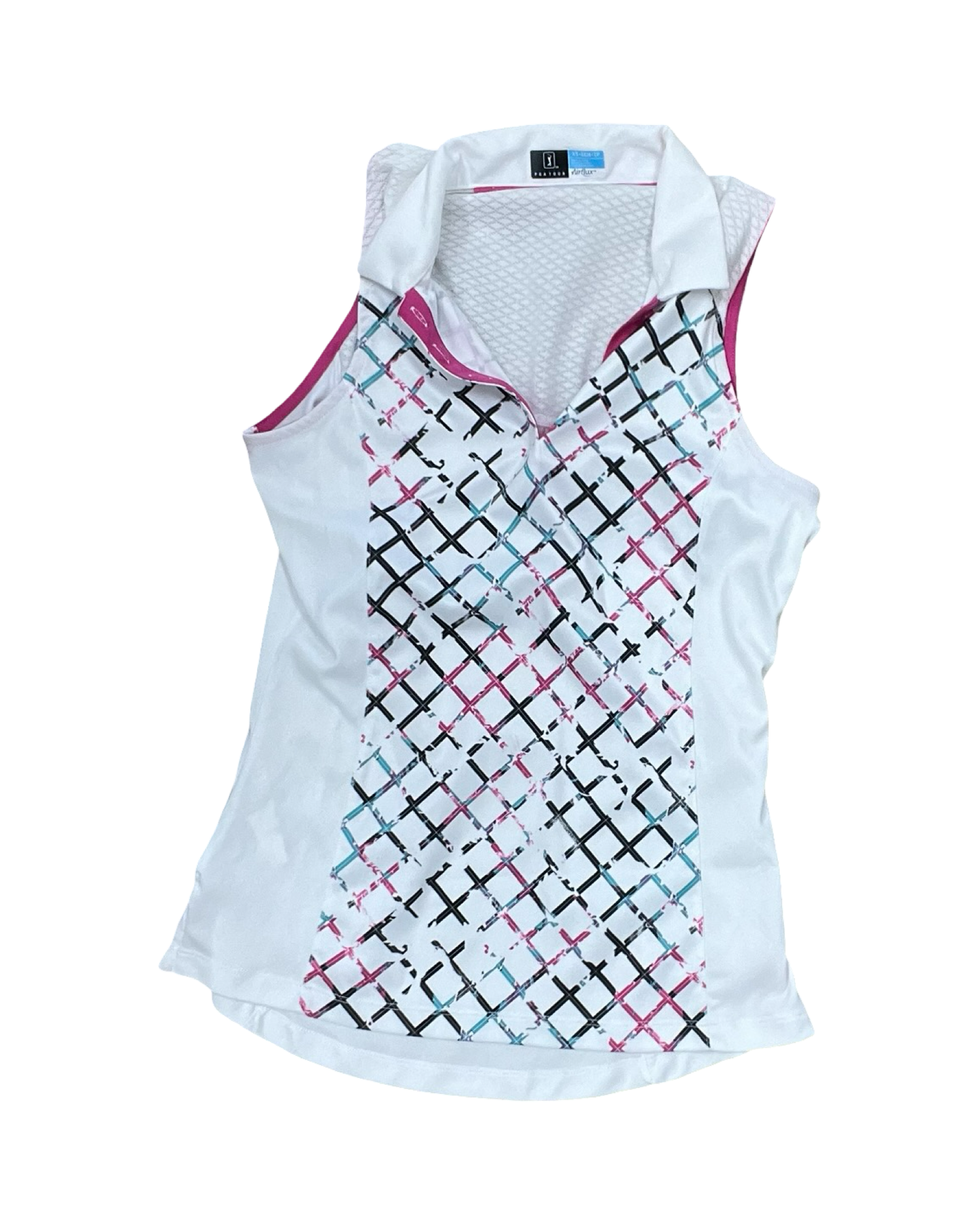 Athletic Tank Top By Pga Tour In White, Size:Xs