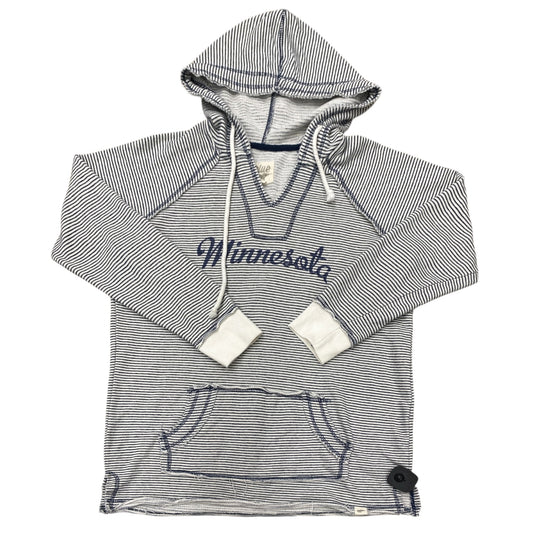 Sweatshirt Hoodie By Blue 84 In Striped Pattern, Size:Xl