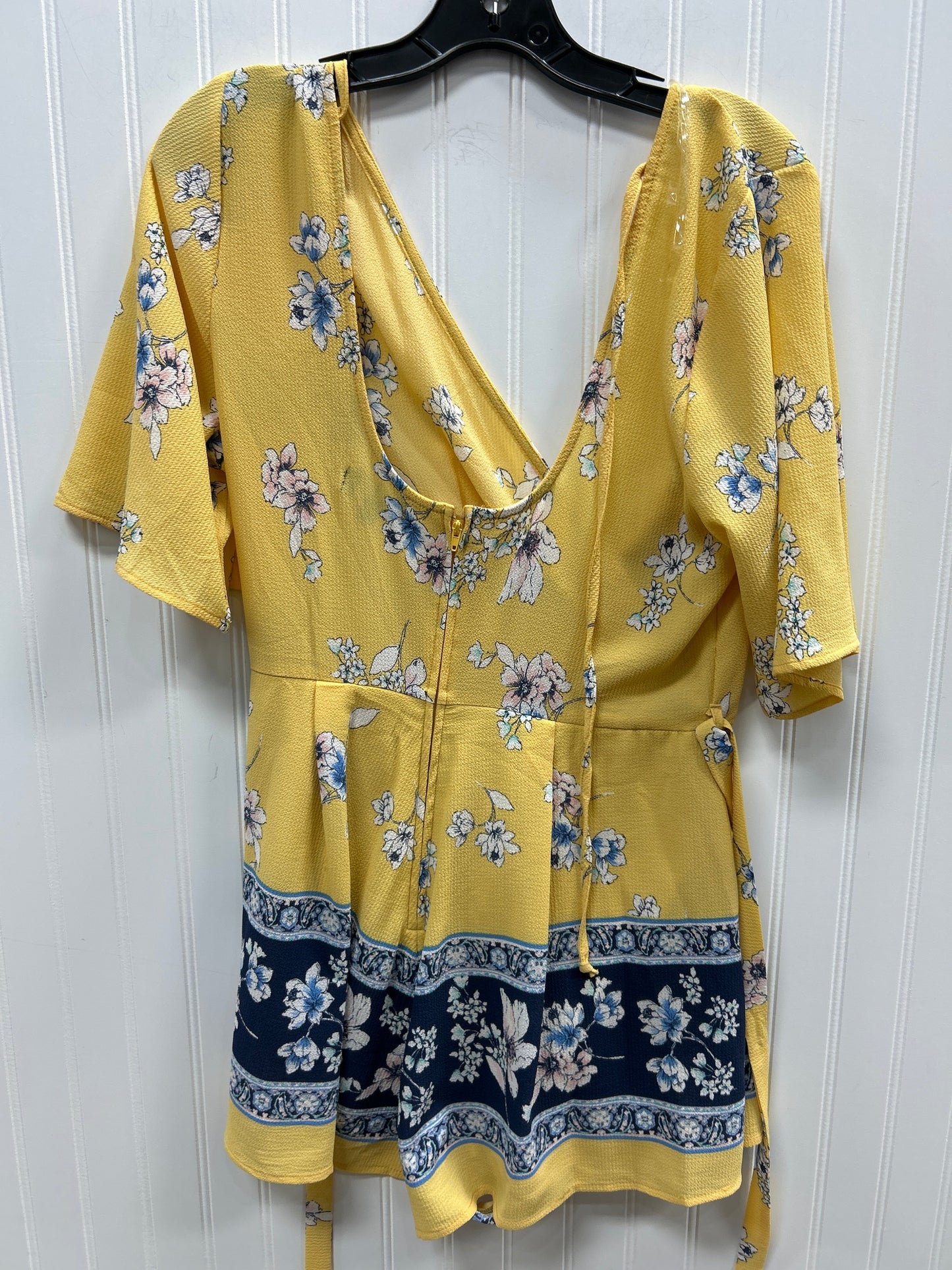 Jumpsuit By Trixxi In Floral Print, Size:L