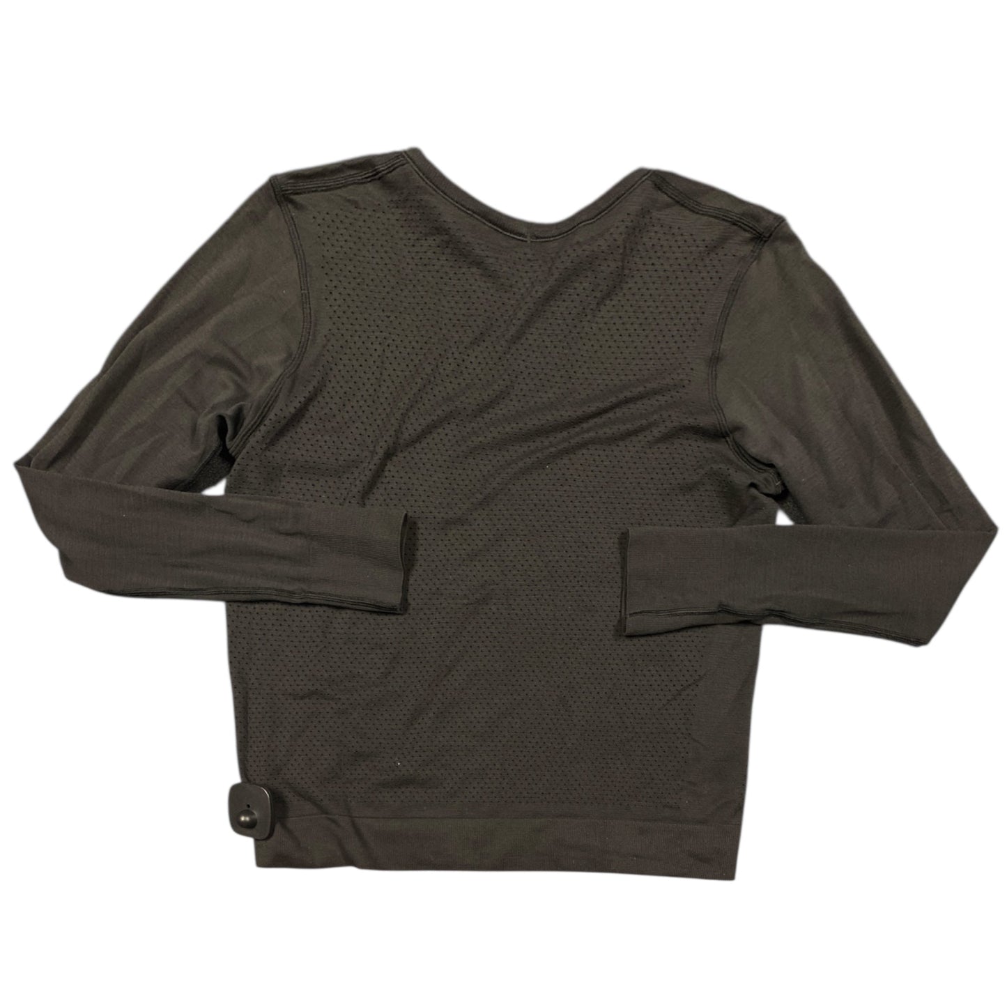 Athletic Top Ls Collar By Lululemon In Black, Size:S