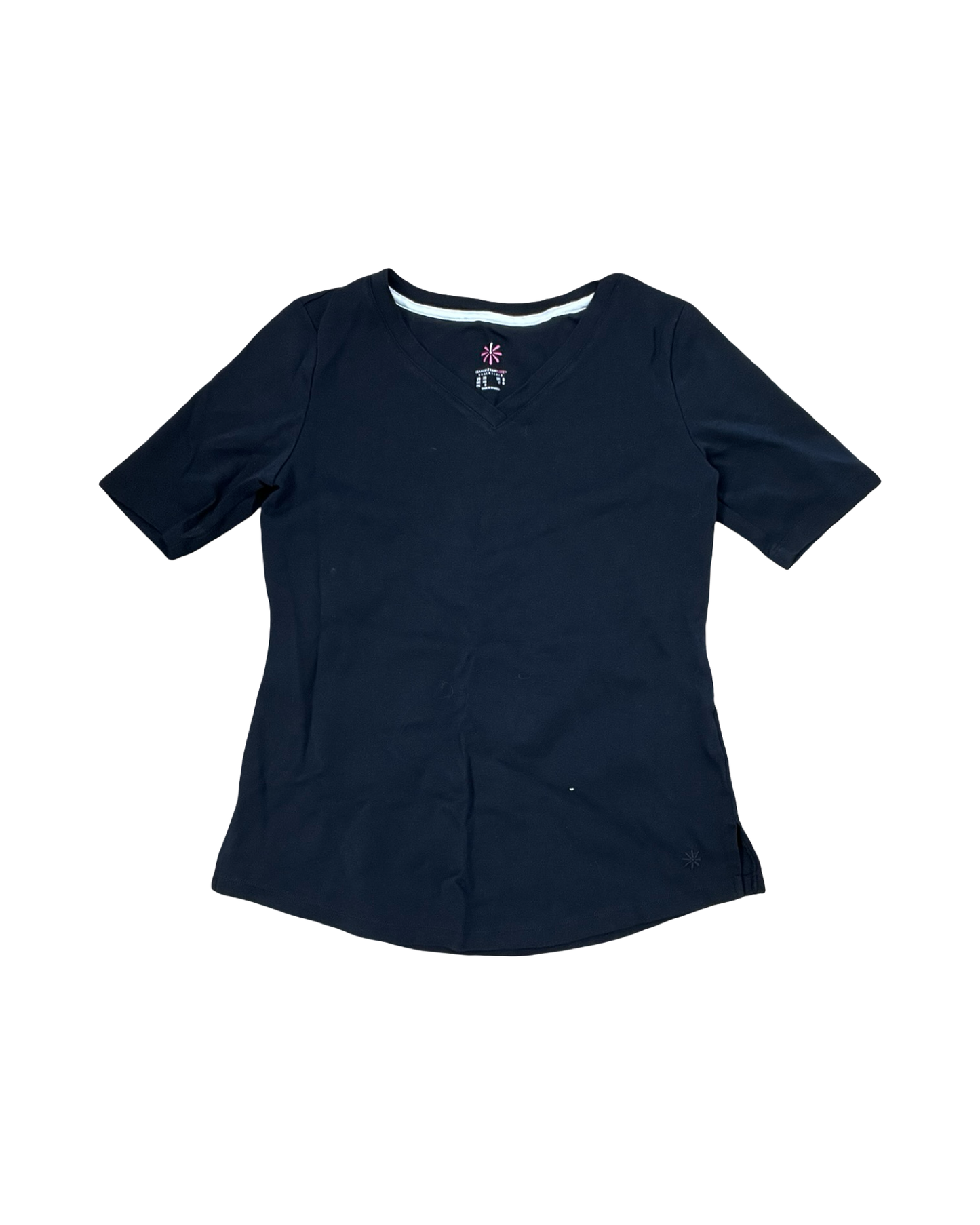 Top Ss Basic By Isaac Mizrahi In Black, Size:Xs