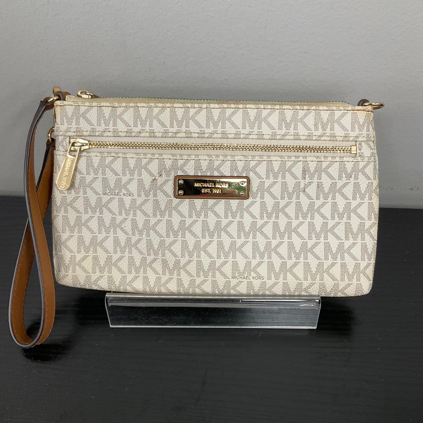 Wristlet Designer By Michael Kors In Black, Size:Small