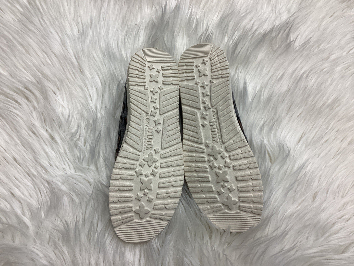 Shoes Flats By Hey Dude In Grey, Size:9