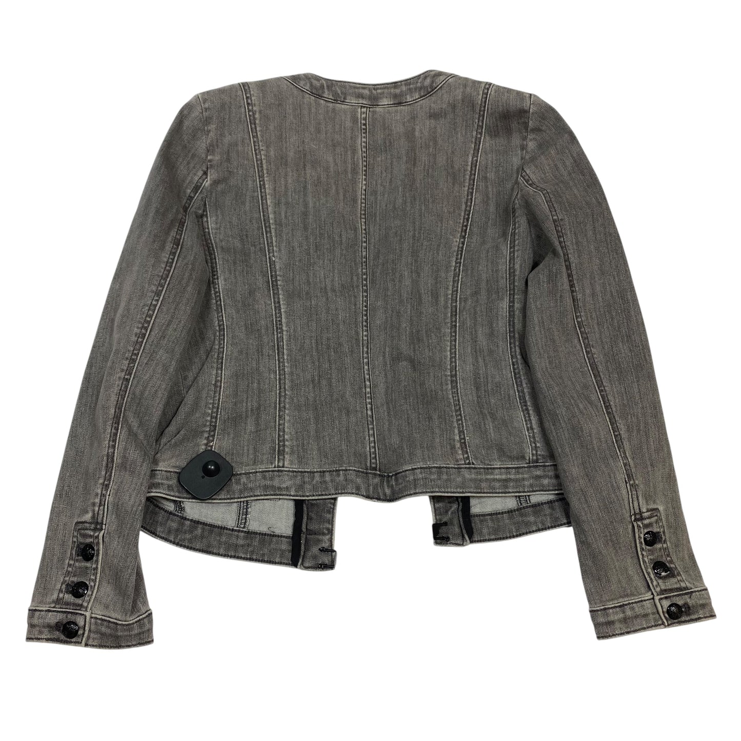 Jacket Denim By White House Black Market In Grey, Size:M